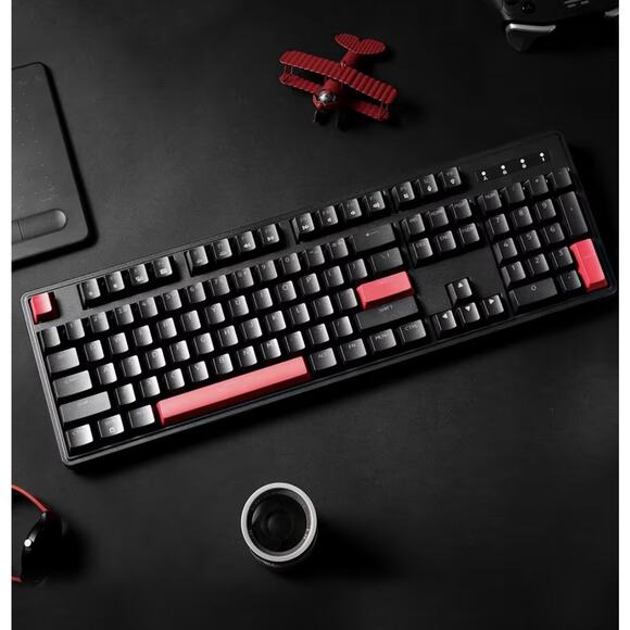 LEMOKEY X3 Wired Mechanical Keyboard 104-Key Red Backlit Brown Switch - Picture 7 of 8